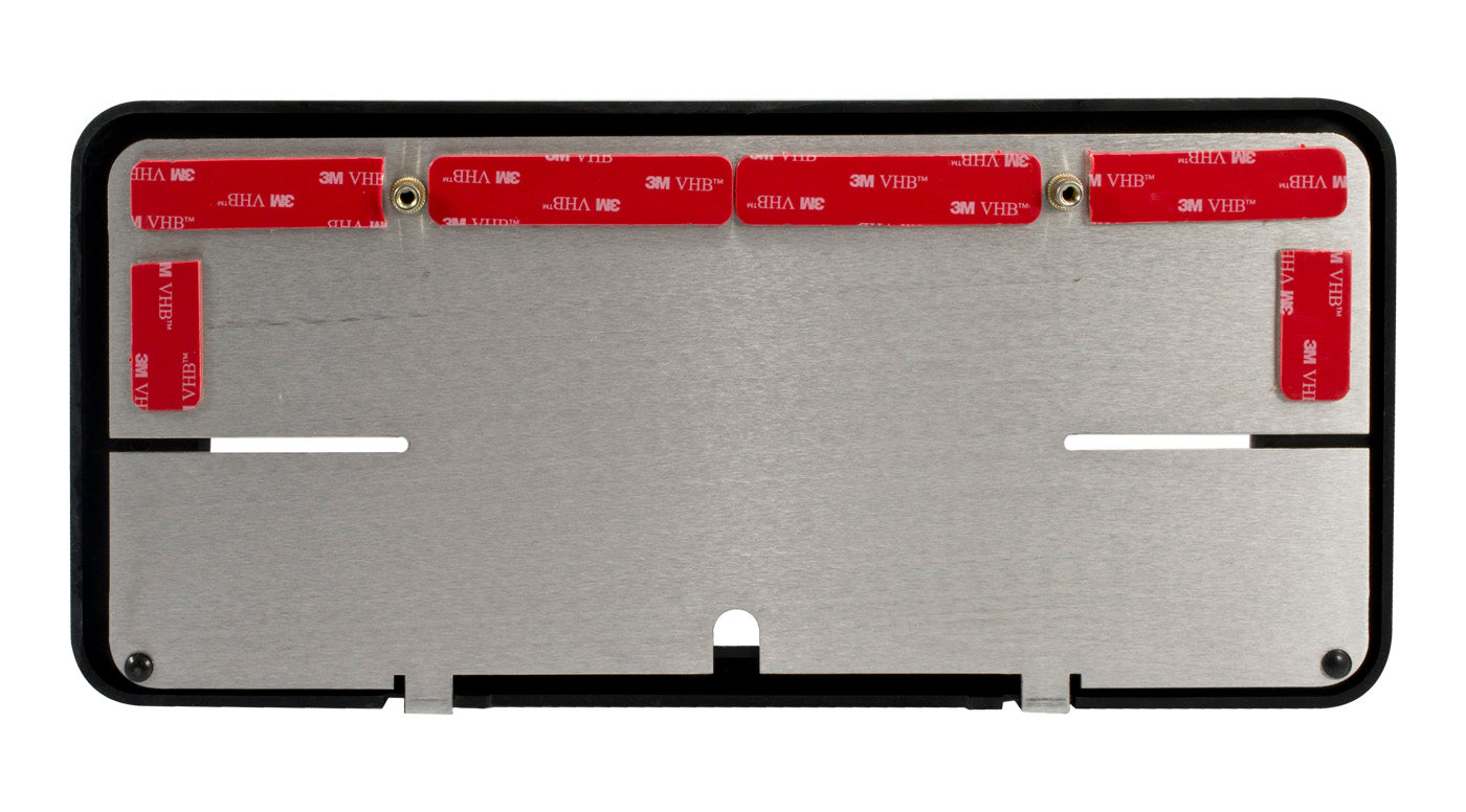 2005-2013 C6 Corvette Painted Rear License Plate Frame - Hydro Carbon Fiber