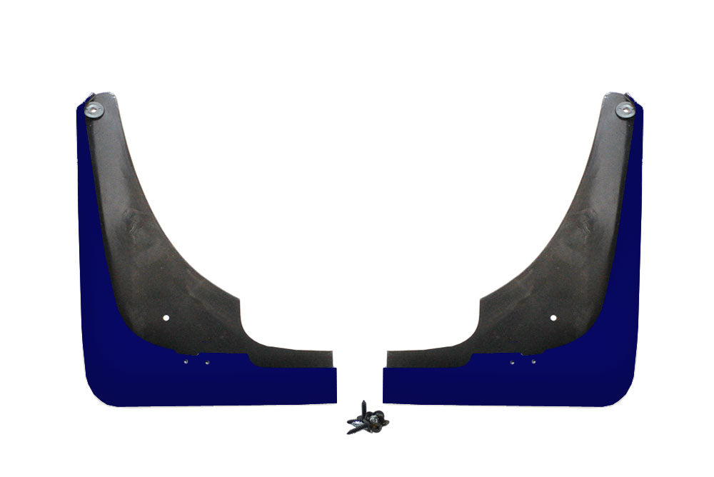 1997-2004 C5 Corvette Front 2pc Painted Splash Guards Pair Lemans Blue 19U