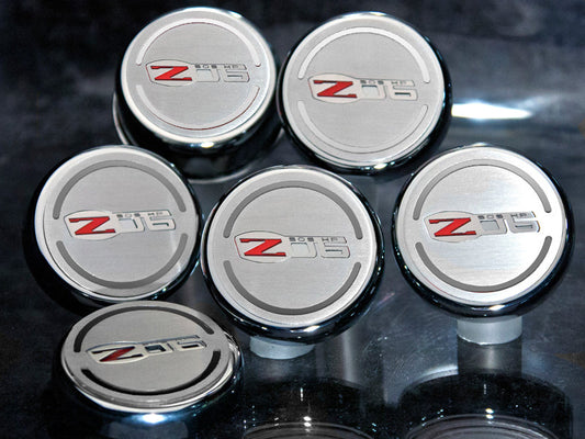 2006-2013 Corvette Z06 LS7 Chrome & Stainless Engine Fluid Cap Covers 6pc Set