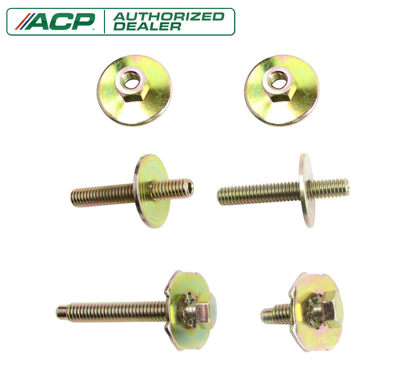 1965-1968 Ford Mustang Vent Window Frame Bolt Hardware Set 6pc