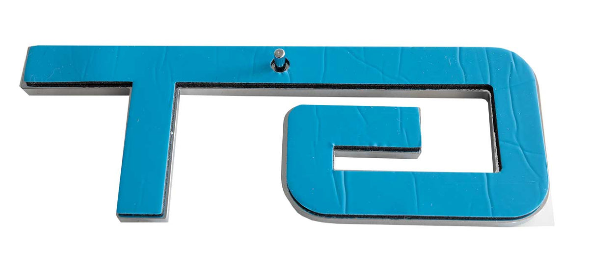 2005-10 Mustang GT Fender or Trunk Emblems Badges Black & Red - 4.5" Long Pair