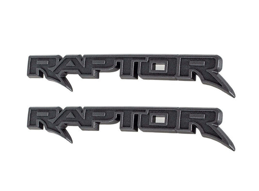 2022-2024 Bronco Raptor Genuine Ford OEM 7.25" Heat Extractor Hood Emblems Pair