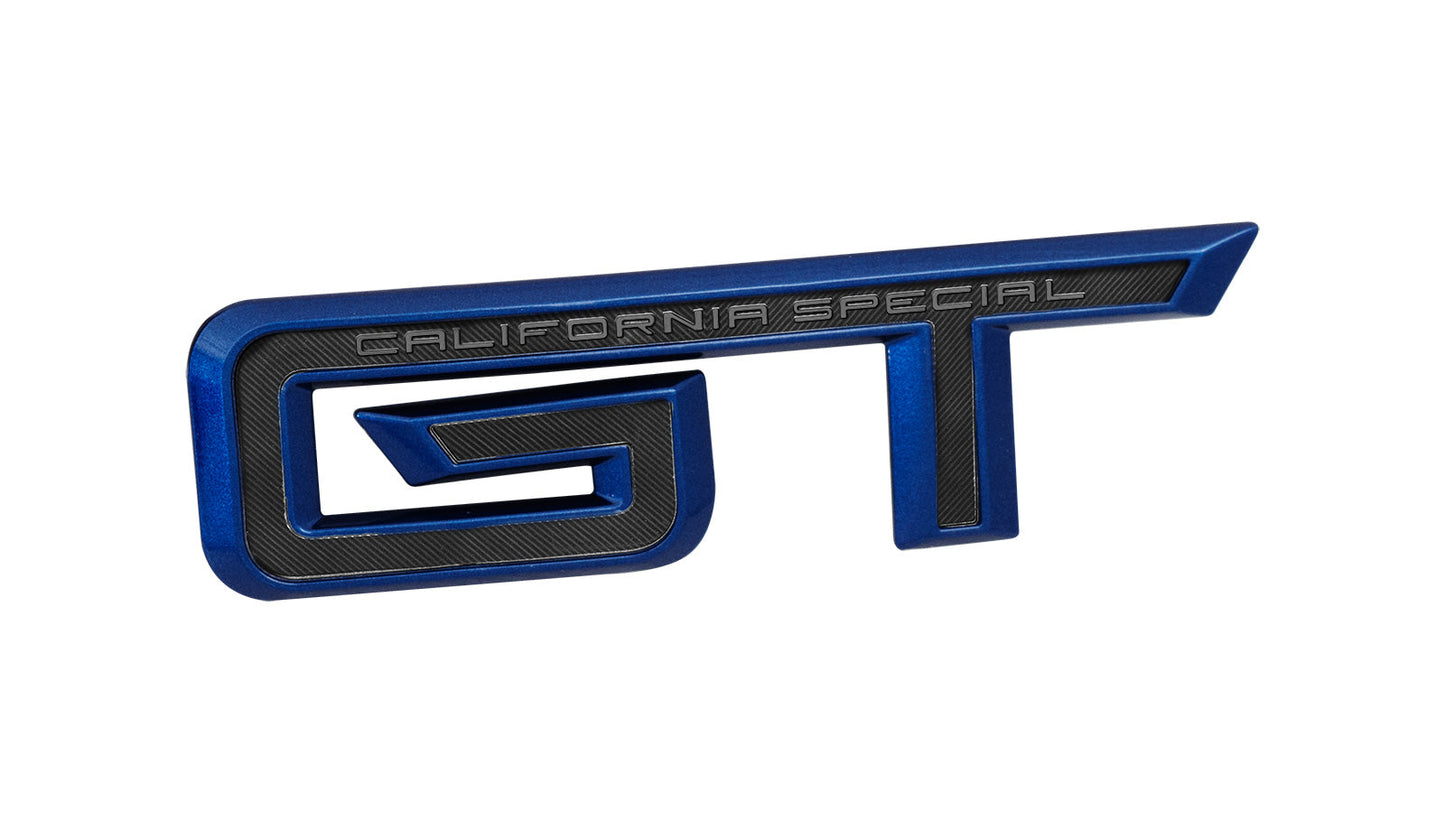 2024-2025 Mustang GT California Special OEM 6.5" Rear Deck Lid Trunk Emblem Blue
