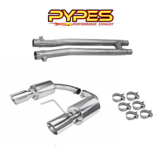 2015-2017 Mustang 5.0 GT Pypes H-Pipe & Axle Back Exhaust System Kit