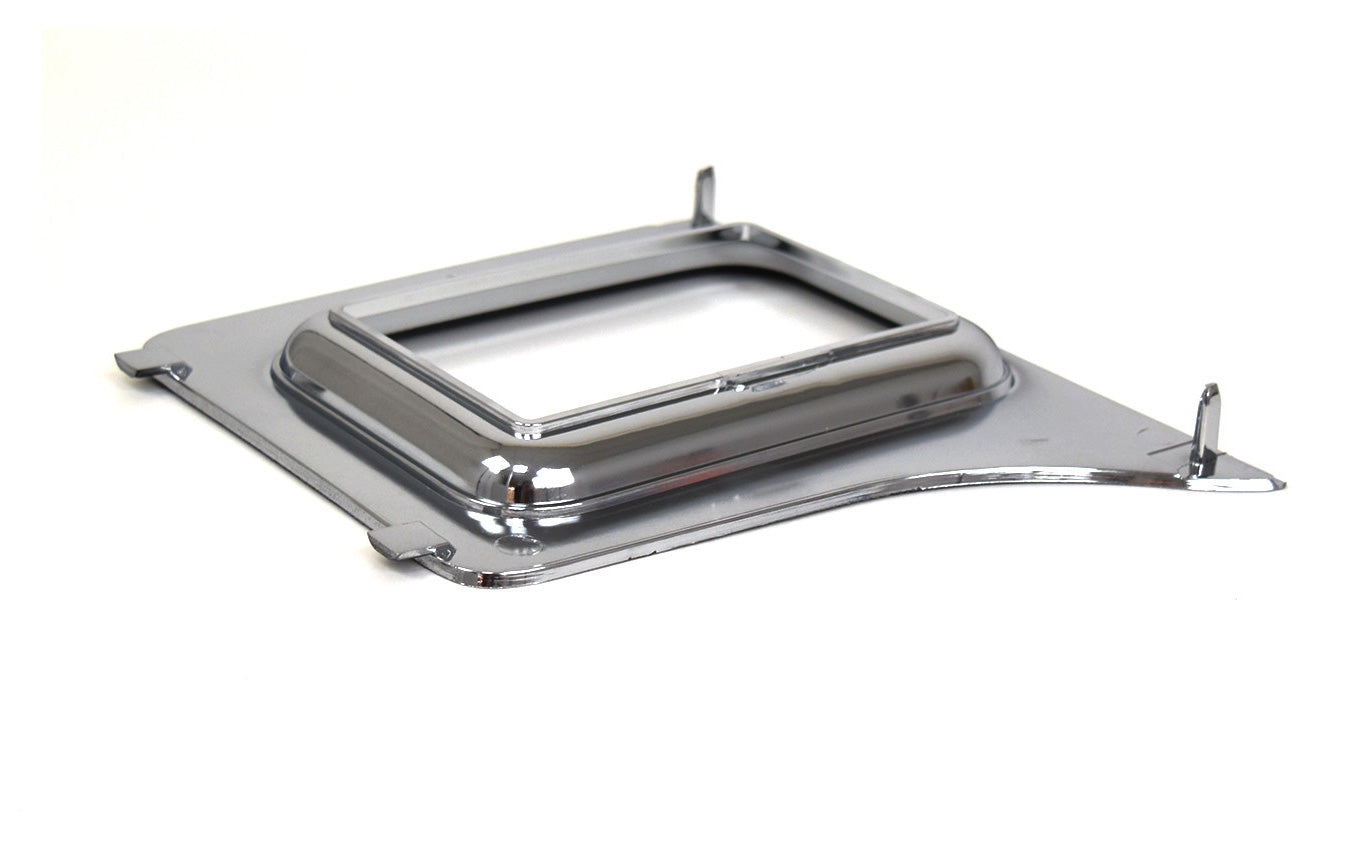 1979-1986 Mustang Automatic Trans Center Console Shifter Bezel w/ Chrome Trim