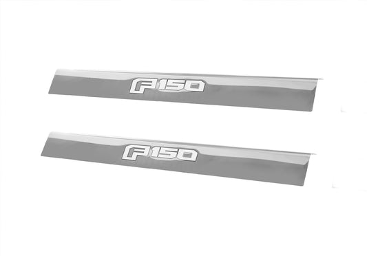 2015-2020 F150 Genuine Ford OEM VFL3Z-99132A08-D Polished Stainless Bottom Door Step Sill Plates Pair