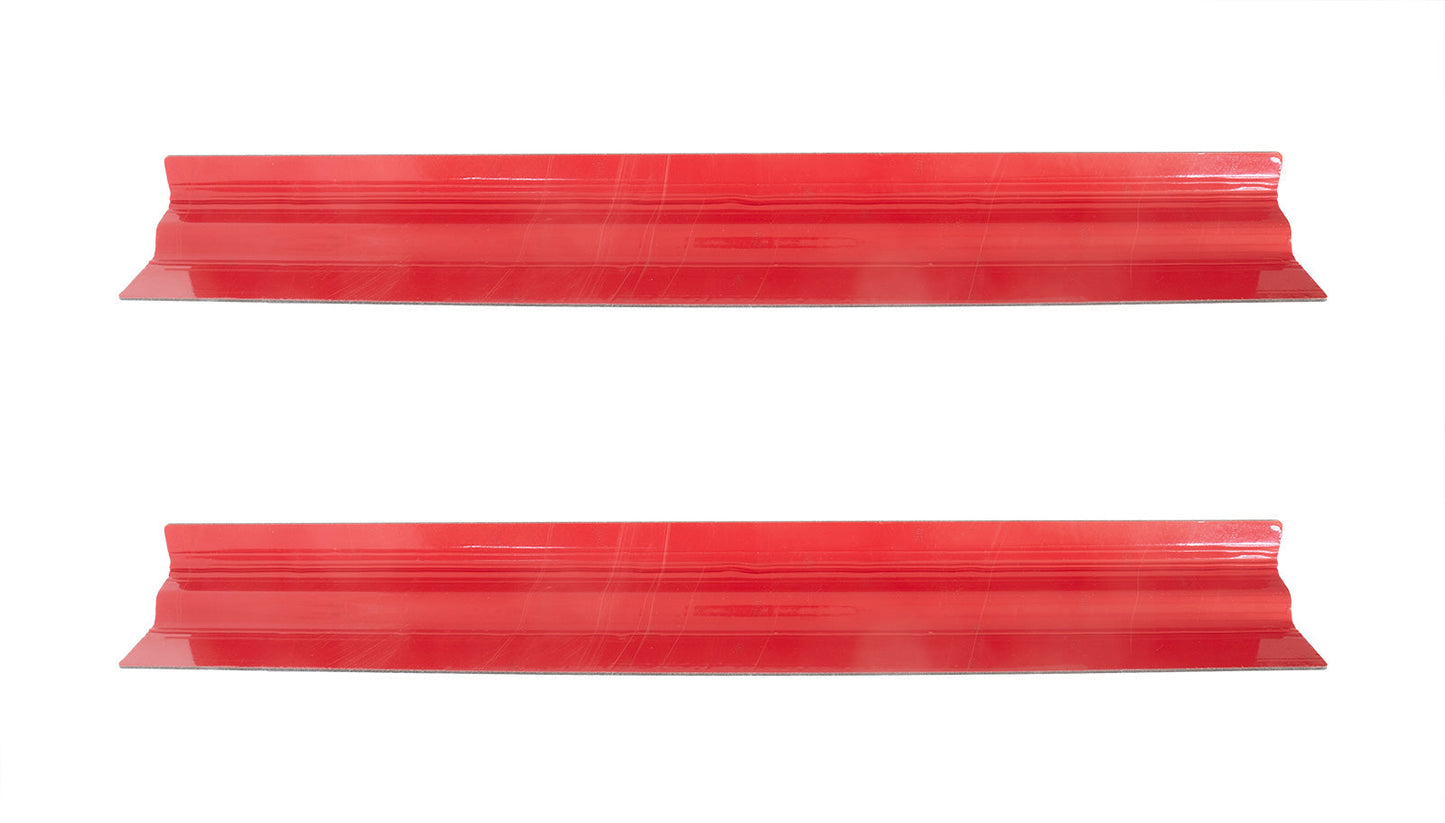 2021-2025 F150 SuperCab Black Platinum Stainless Bottom Door Step Sill Plates PR