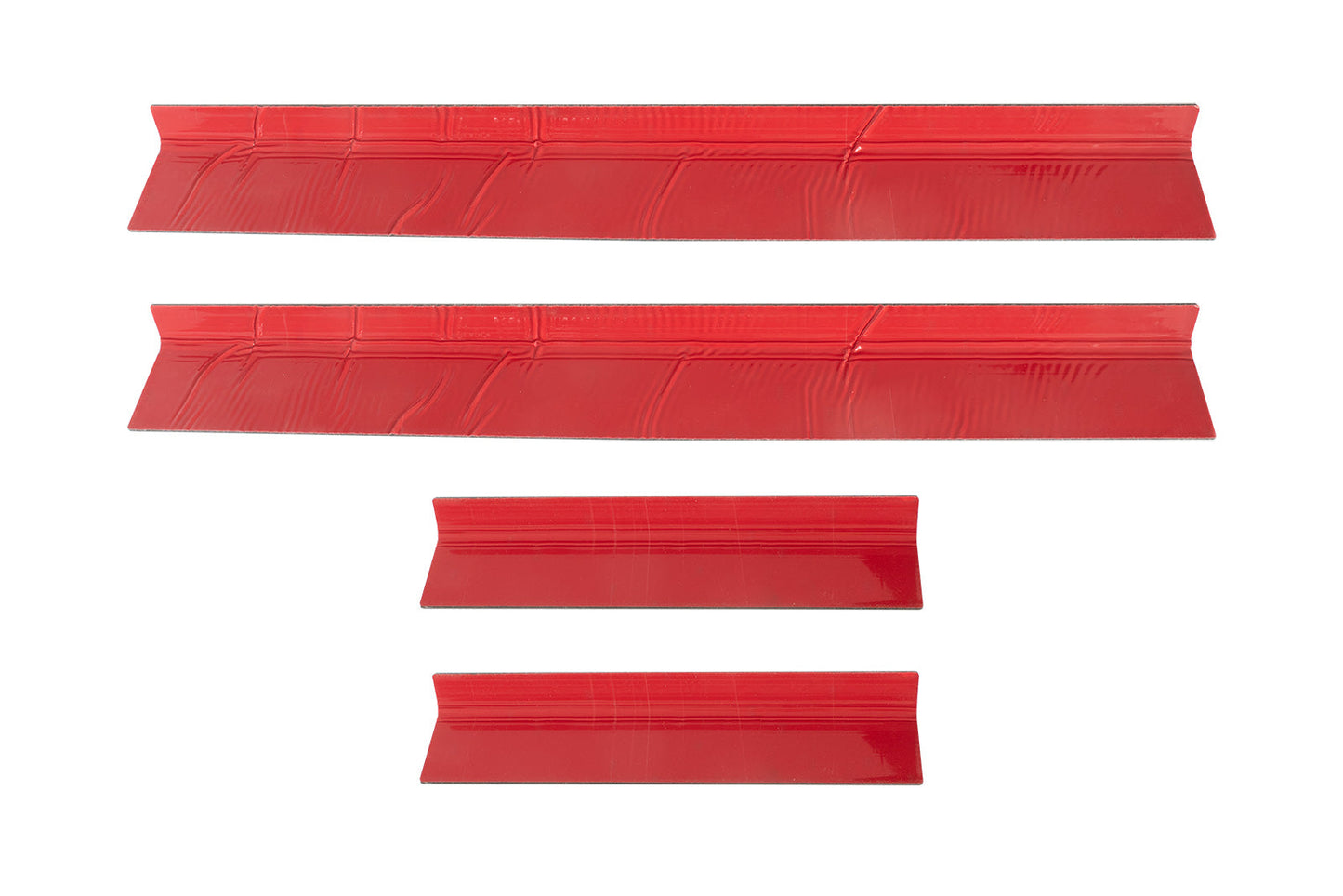 2023-2025 Ford Super Duty Crew Cab OEM Black Platinum 4pc Door Step Sill Plates