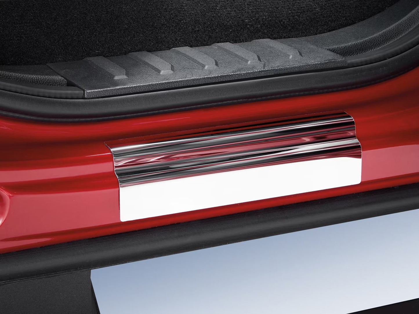 2023-2025 Super Duty Crew Cab OEM Polished Stainless 4pc Door Step Sill Plates