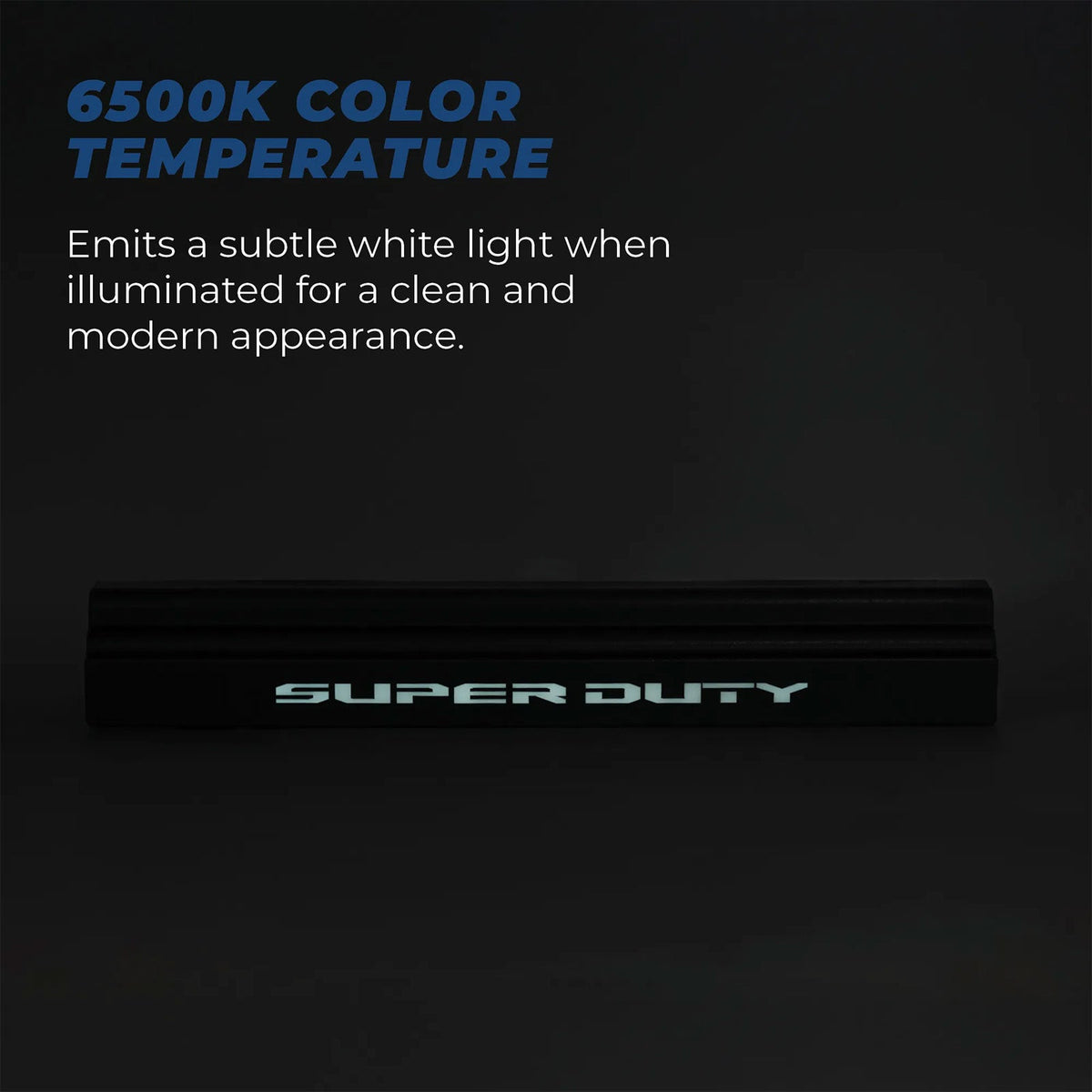 2023-2026 Ford Super Duty Illuminated Light Up LED Door Sill Plates Pair LH RH