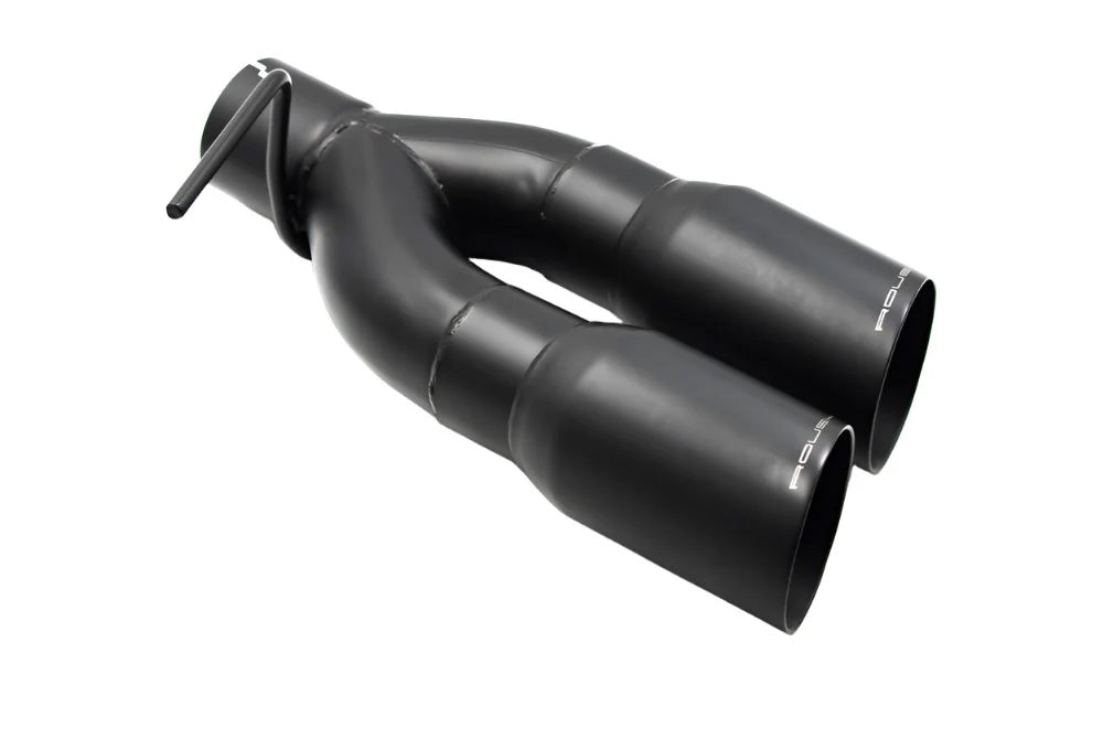 2021-2025 F-150 Roush 422264-BLK Side Exit Cat Back Exhaust System w/ Black Tips