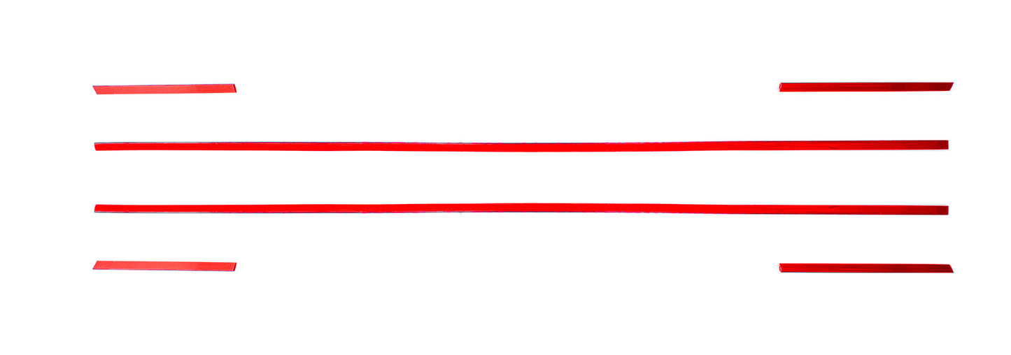 1984-1986 Ford Mustang SVO 6pc Body Moulding Trim Kit - LH & RH