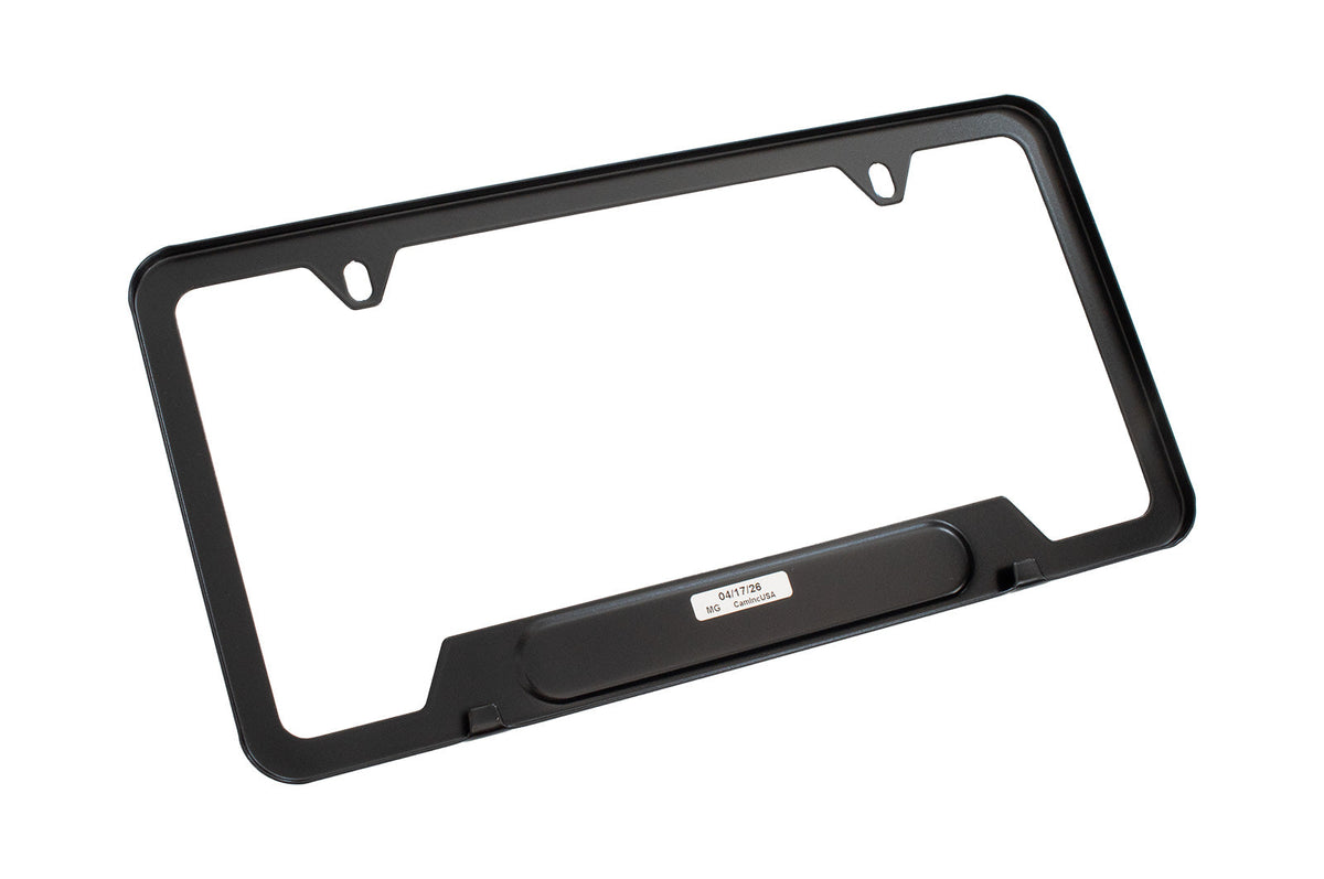 Ford Motorsport 80s Logo Black Stainless Steel License Plate Frame