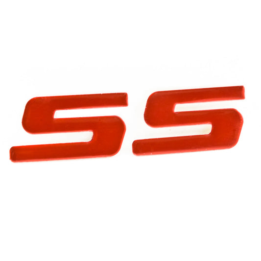 2010-2017 Camaro & Chevy SS Red Aluminum Exterior or Interior Stick On Emblem