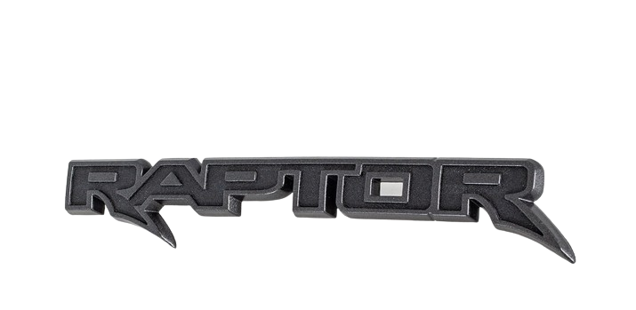 2022-2024 Bronco Raptor Genuine Ford OEM 7.25" Heat Extractor Hood Emblems Pair