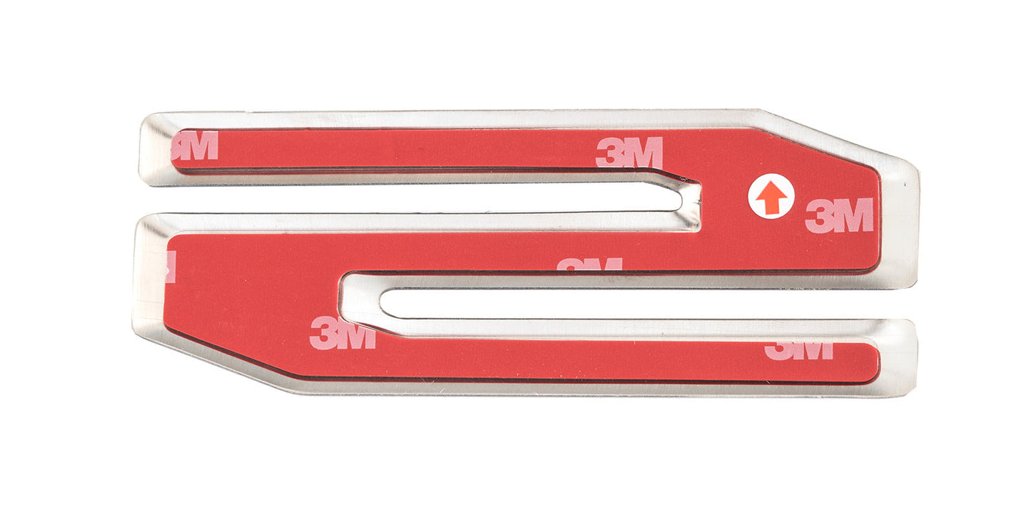 2020-2022 Ford Super Duty OEM Polished Stainless Tailgate Letter Emblems