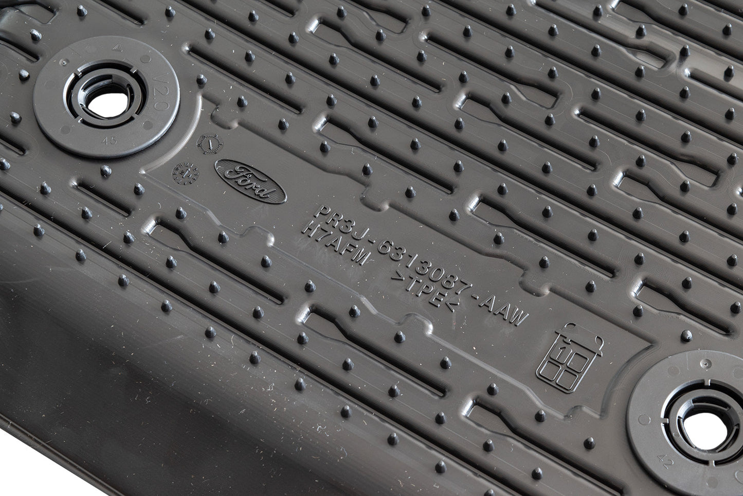 2024-2025 Ford Mustang OEM PR3Z-6313300-AA Rubber 4pc Front Floor Mat Liners