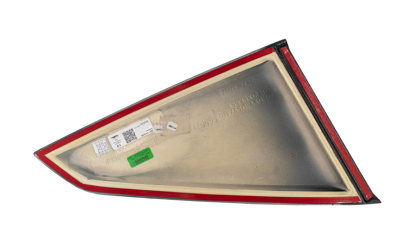 2024-2025 Mustang Dark Horse OEM Blue Ember E1 Quarter Window Side Scoop Louvers