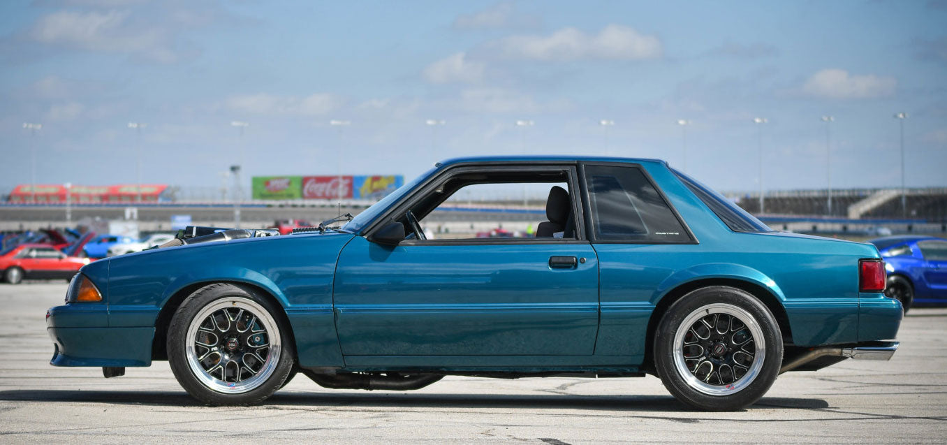 1987-1993 Ford Mustang Coupe Quarter Windows Glass & Moldings LH RH w/ Hardware