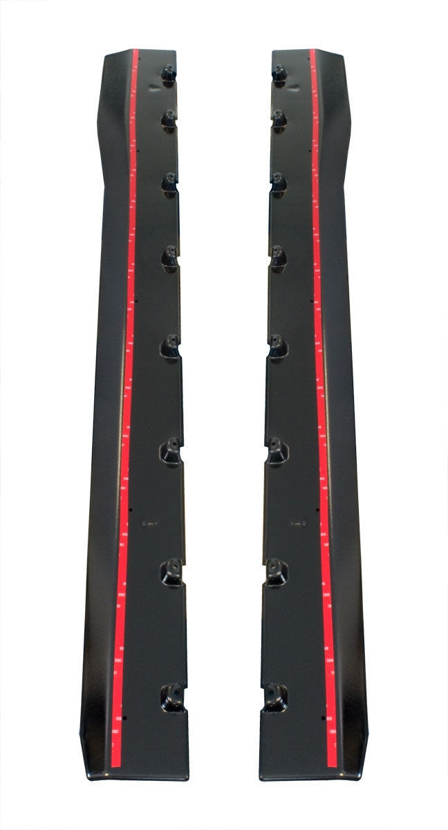 2018-2023 Ford Mustang GT I4 Scott Drake Black Front Lower Chin & Side Splitters