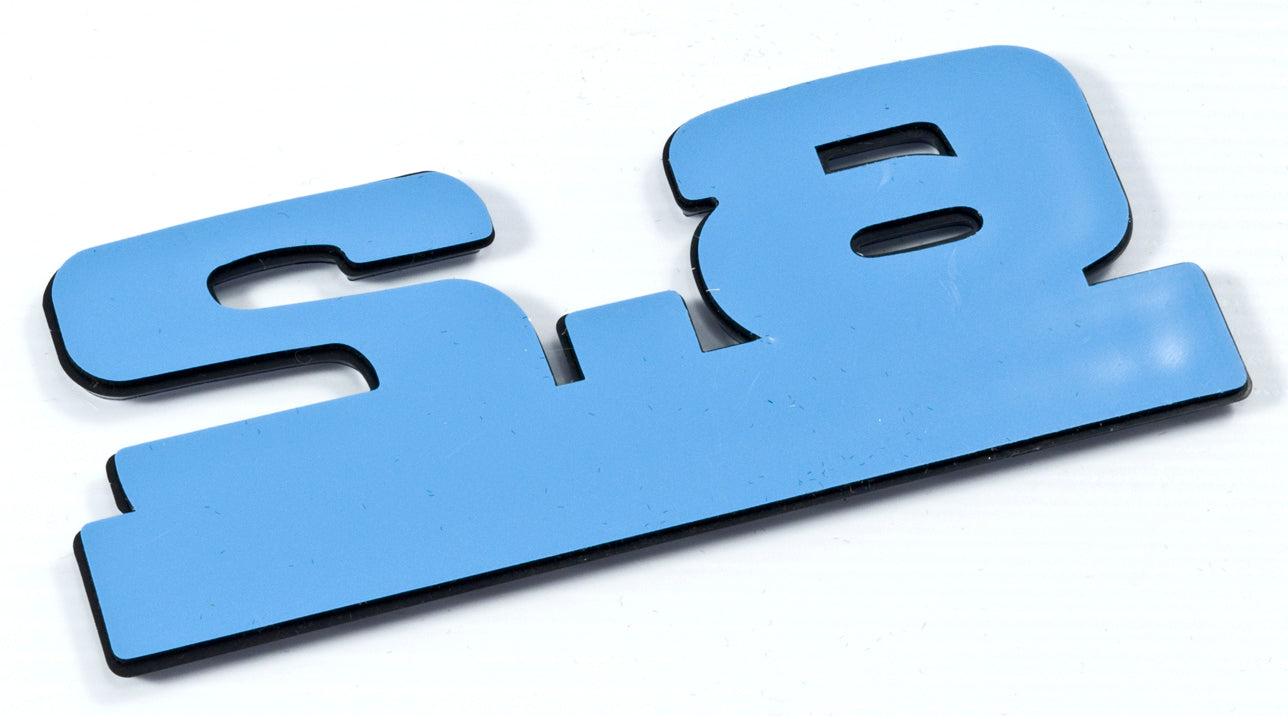 Camaro ZL1 Corvette LS3 Blue & Chrome 6.2 High Performance 5' Fender Emblems