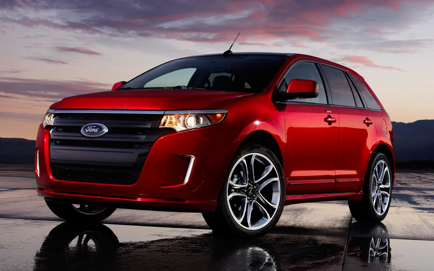 2007-2012 Edge Flex Taurus X Genuine Ford OEM 9" Front Blue Oval Grille Emblem