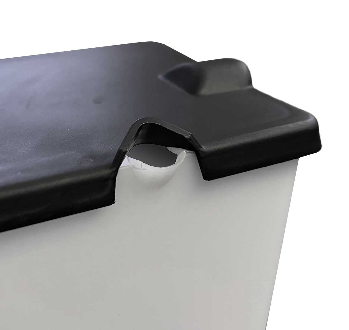 1984-1985 Mustang Radiator Overflow Washer Wiper Fluid Tank w/ Sensor & Sticker