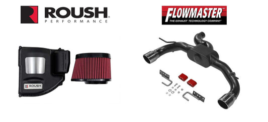 2021-2023 Bronco Flowmaster Outlaw Axle Back Exhaust & Roush Cold Air Intake