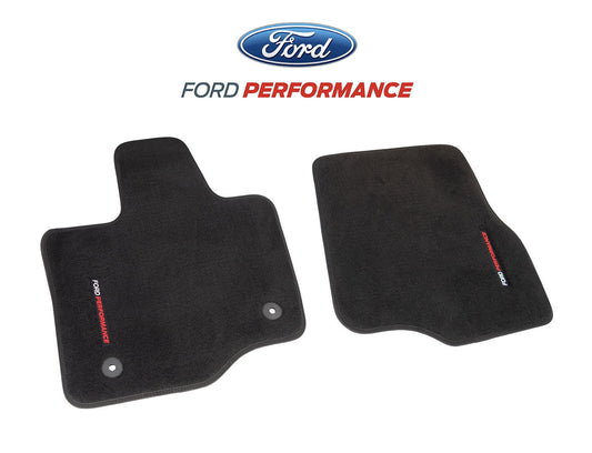 2015-2023 F150 OEM M-13086-FA Ford Performance Black Front Floor Mats w/ Logo