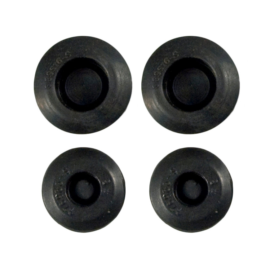 1971-1993 Mustang Cowl Side Rubber Plugs (Behind Fender) Hardware Black - 4 Pc