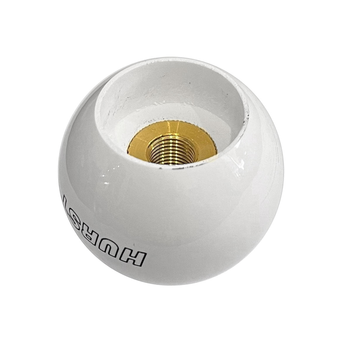 2015-2023 Mustang Hurst 6-Speed Manual Trans. White Gear Shifter Shift Knob