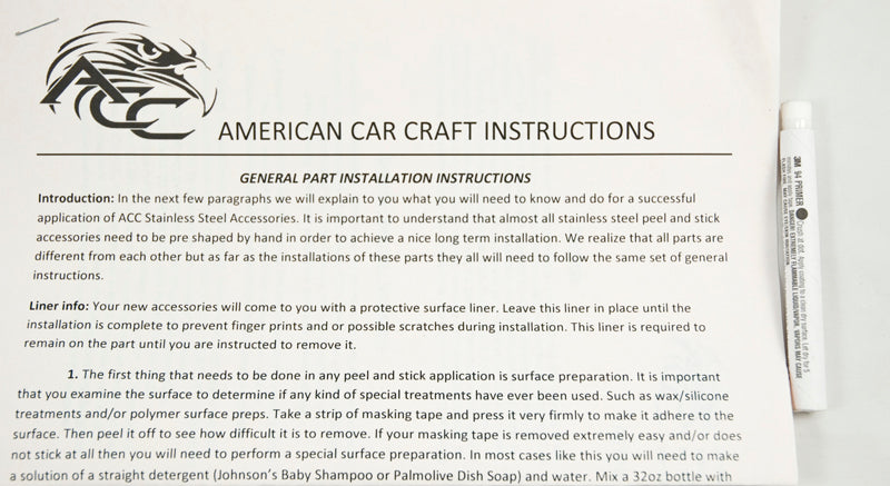 2010-2014 Mustang Brushed Stainless Headlight Switch Trim w/ Polished Ring