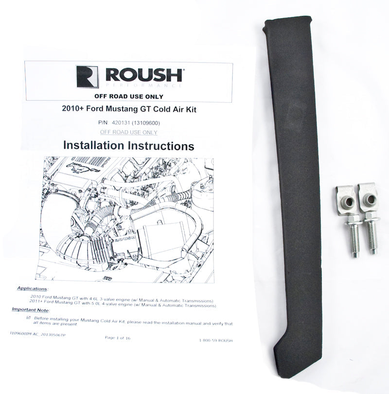 2010-2014 Ford Mustang GT 4.6 & 5.0 Roush Cold Air Intake Induction System Kit