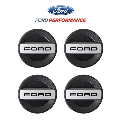 2022-2023 Bronco Raptor Ford Performance M-1096K-RA Wheel Center Caps Set of 4