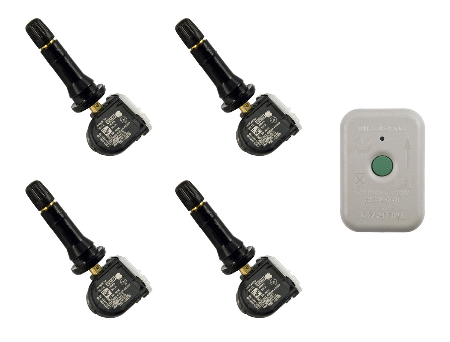 2005-2022 Ford Super Duty F250 F350 OEM 20" x 8" Black Wheels w/ TPMS Kit