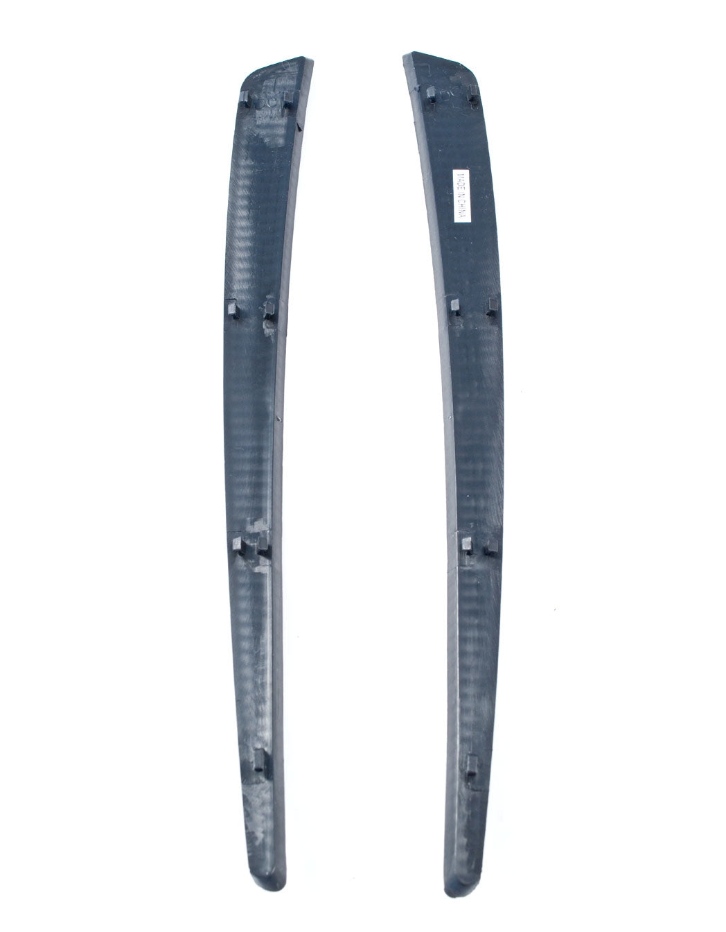 2003-2004 Ford Mustang Cobra Quarter Side Scoop Trim Black Grille Inserts - Pair