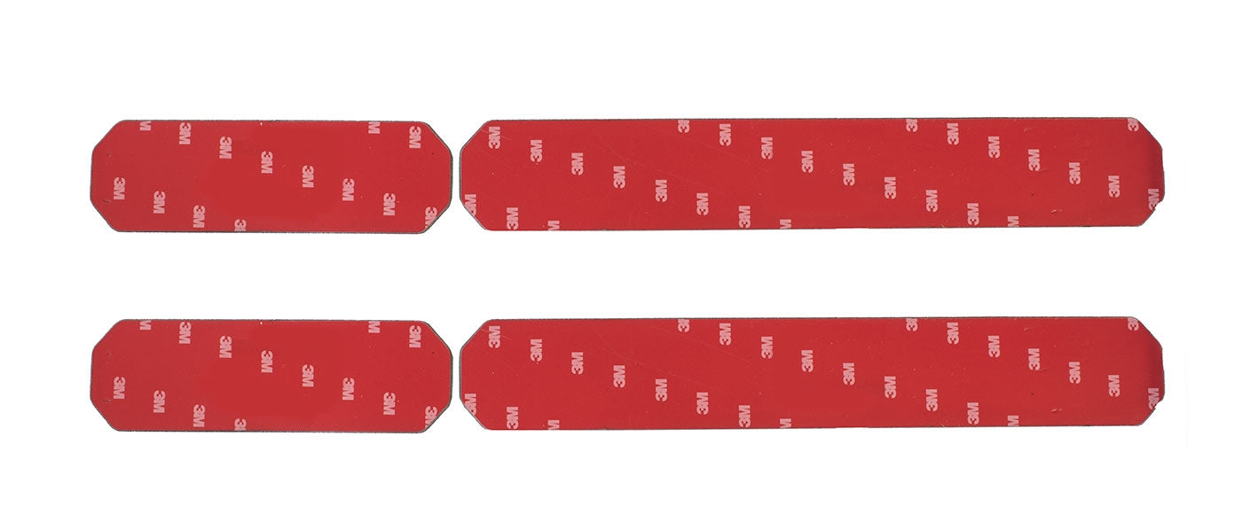 2021-2023 Bronco 4-Door Genuine Ford OEM Sill Step Plates Black Stainless Steel