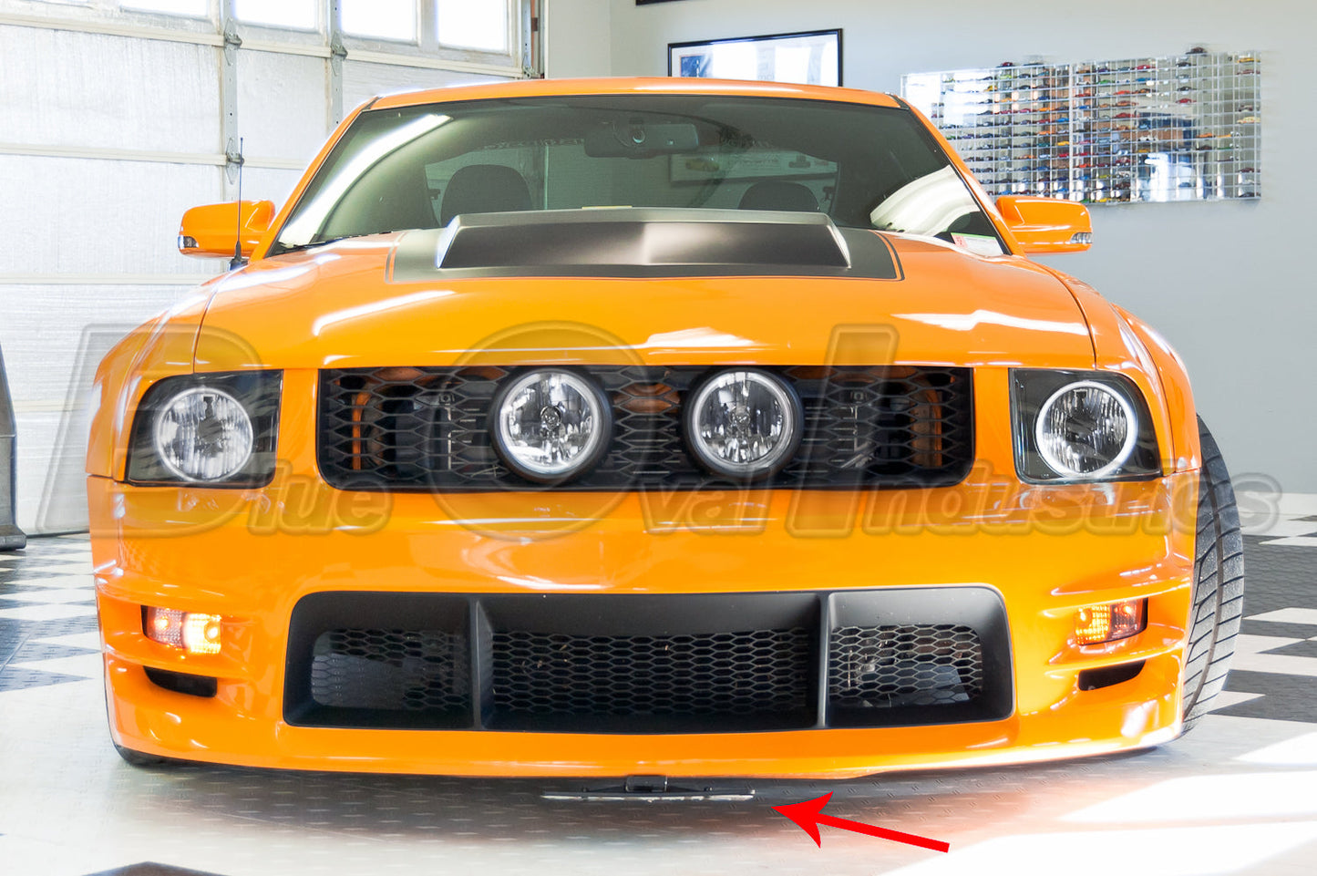 Lot of 10 Mustang Manual Retractable License Plate Frames - Fits Any Year