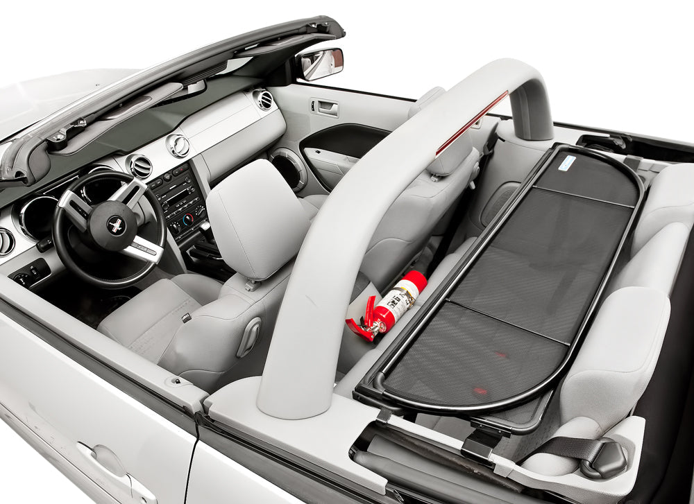 2005-2014 Mustang Convertible w/ Light Bar Love The Drive Wind Deflector Screen
