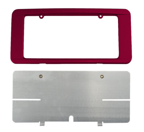 C6 Corvette Custom Painted Rear License Plate Frame - Monterey Red 80 80U WA301N