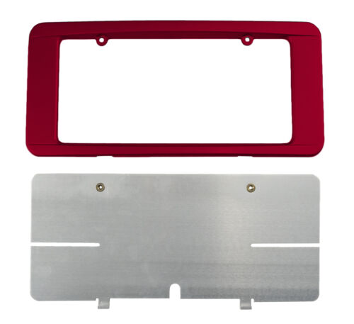 C6 Corvette Custom Painted Rear License Plate Frame - Crystal Red 89 GBE WA505Q