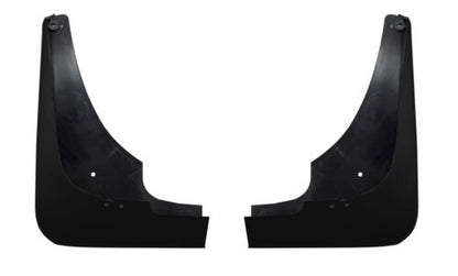 C5 Corvette 2pc Rear Splash Guard Mud Flaps - Gloss Black 41 41U GBA WA8555