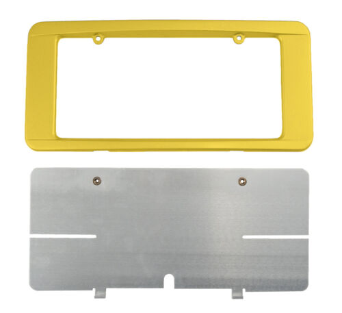 C6 Corvette Custom Painted Rear License Plate Frame - Velocity Yellow 45 45U G8A