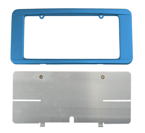 C6 Corvette Custom Painted Rear License Plate Frame - Jetstream Blue 85 WA512Q