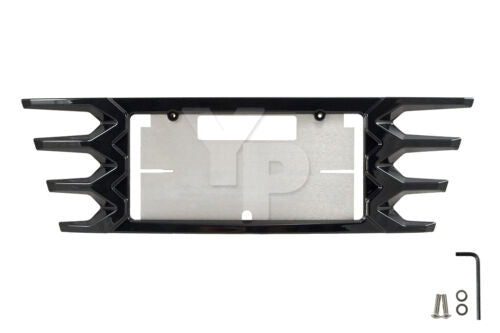 2014-2019 C7 Corvette Painted Rear License Plate Frame - Black Carbon Flash 58U