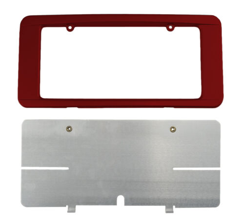 C6 Corvette Custom Painted Rear License Plate Frame - Magnetic Red 86 86U WA127B