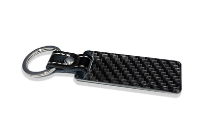 Ford Performance Keychain M-1800-FP Laser Etched Stainless Steel w/ Real Carbon Fiber Back