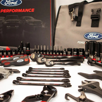 Ford Performance OEM 122pc Maintenance Repair Tool Kit w/ Tri-Fold Storage Case