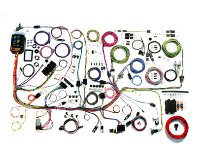 1967-1968 Ford Mustang American Autowire 510055 Complete Wiring Harness Classic Update Kit
