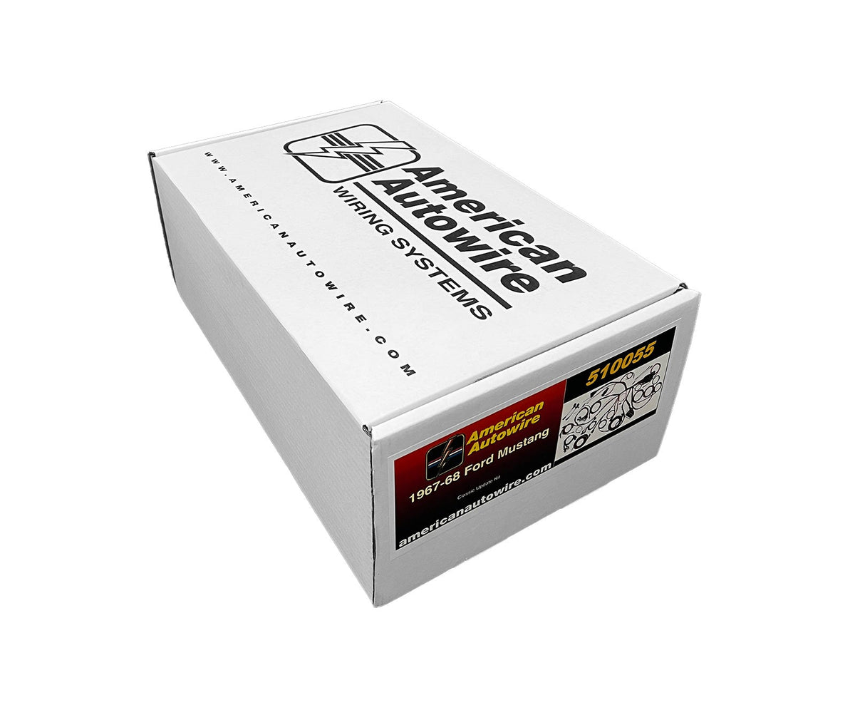 1967-1968 Ford Mustang American Autowire 510055 Complete Wiring Harness Classic Update Kit